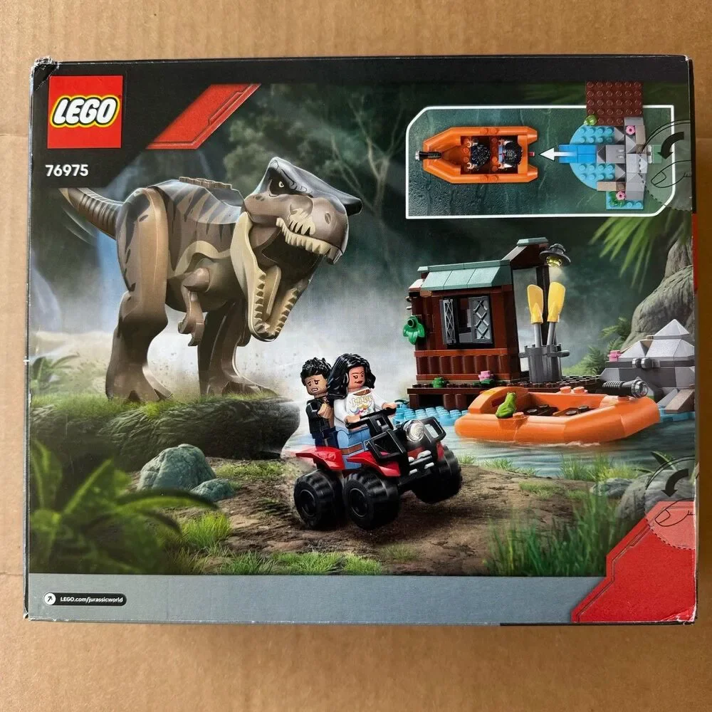 LEGO 76975 Jurassic World T. Rex River Escape Dinosaur Set Kit Park New Sealed